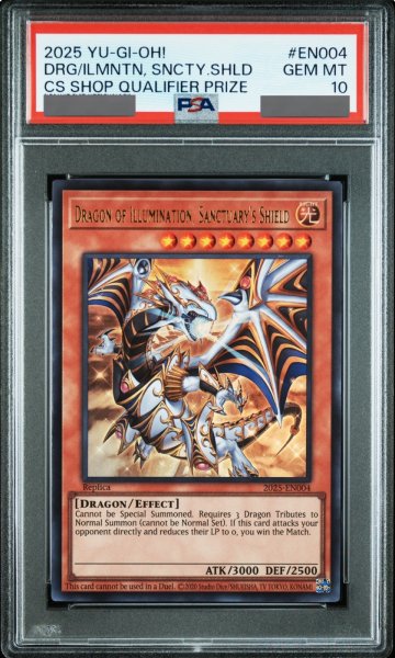 画像1: 【PSA10】Dragon of Illumination Sanctuarys Shield (英語版) [ウルトラ] {2025-EN004} (1)